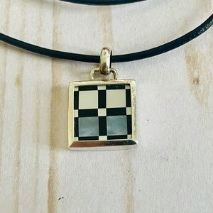Necklace with Square Pendant
